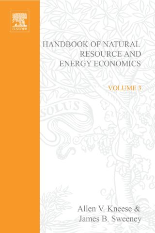 Cover image: Handbook of Natural Resource and Energy 9780444878007