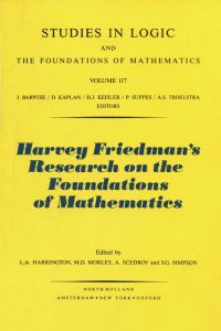 Cover image: Harvey Friedman's Research on the Foundations of Mathematics 9780444878342