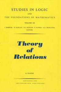 Cover image: Theory of Relations 9780444878656