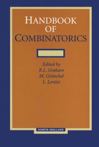 صورة الغلاف: Handbook of Combinatorics 9780444880024