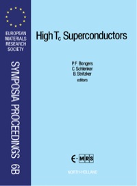 Imagen de portada: High T<INF>c</INF> Superconductors: Preparation and Application 9780444880062