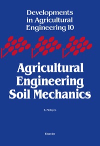 Cover image: Agricultural Engineering Soil Mechanics 9780444880802