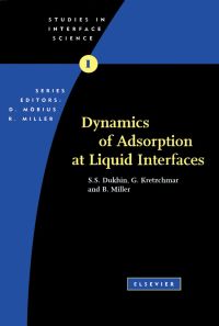 Imagen de portada: Dynamics of Adsorption at Liquid Interfaces: Theory, Experiment, Application 9780444881175