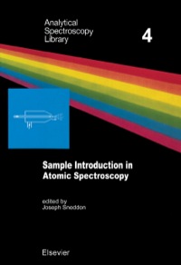 Titelbild: Sample Introduction in Atomic Spectroscopy 9780444882295