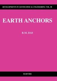 Imagen de portada: Earth Anchors 1st edition 9780444882813