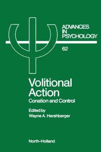 Cover image: Volitional Action 9780444883186