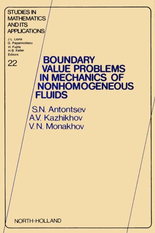 Titelbild: Boundary Value Problems in Mechanics of Nonhomogeneous Fluids 9780444883827