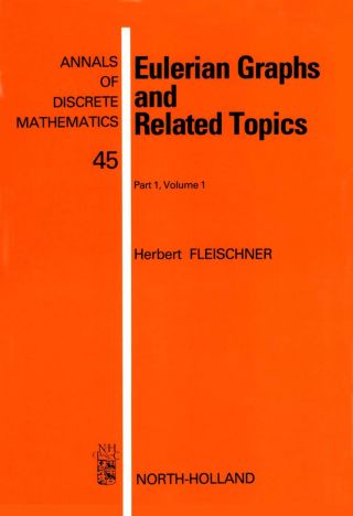 Cover image: Eulerian Graphs and Related Topics 9780444883957