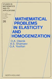 Cover image: Mathematical Problems in Elasticity and Homogenization 9780444884411