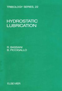 Cover image: Hydrostatic Lubrication 9780444884985