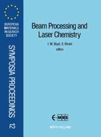 Omslagafbeelding: Beam Processing and Laser Chemistry 1st edition 9780444885555