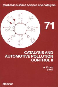 صورة الغلاف: Catalysis and Automotive Pollution Control II 9780444887870