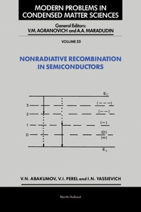 Omslagafbeelding: Nonradiative Recombination in Semiconductors 1st edition 9780444888549