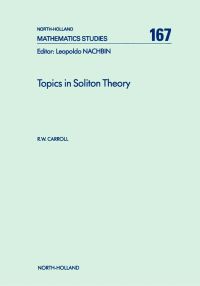 Omslagafbeelding: Topics in Soliton Theory 9780444888693