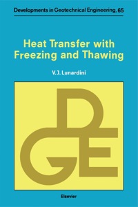 Cover image: Heat Transfer with Freezing and Thawing 1st edition 9780444889058