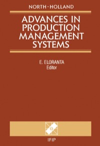 表紙画像: Advances in Production Management Systems 1st edition 9780444889195