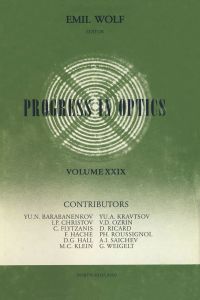 Cover image: Progress in Optics Volume 29 9780444889515