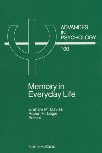 Cover image: Memory in Everyday Life 9780444889973