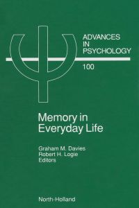 表紙画像: Memory in Everyday Life 9780444889973