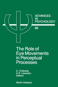 Immagine di copertina: The Role of Eye Movements in Perceptual Processes 9780444890054