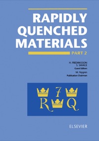 Cover image: Rapidly Quenched Materials 9780444891075