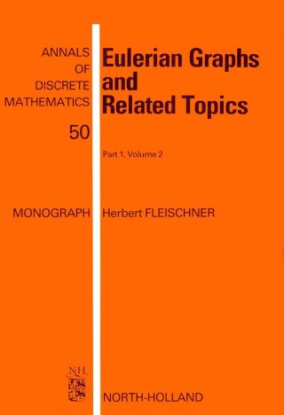 表紙画像: Eulerian Graphs and Related Topics 9780444891105
