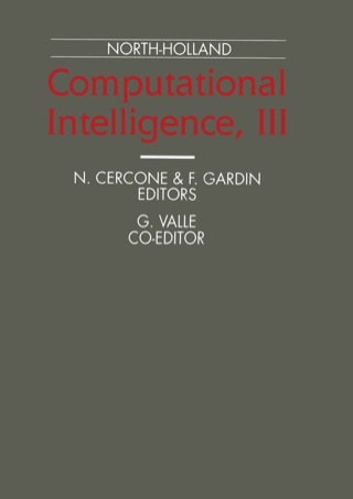 Cover image: Computational Intelligence, III 1st edition 9780444891181