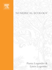 Titelbild: Numerical Ecology 2nd edition 9780444892492