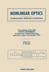 Cover image: Nonlinear Optics: Fundamentals, Materials and Devices 1st edition 9780444893048