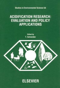 Cover image: Acidification Research: Evaluation and Policy Applications: Evaluation and Policy Applications 9780444893062