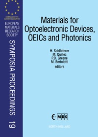 Cover image: Materials for Optoelectronic Devices, OEICs and Photonics 1st edition 9780444893178