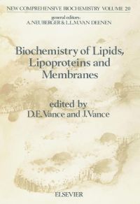 Imagen de portada: Biochemistry of Lipids, Lipoproteins and Membranes 2nd edition 9780444893215