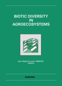 Imagen de portada: Biotic Diversity in Agroecosystems 1st edition 9780444893901