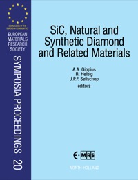 Imagen de portada: SiC, Natural and Synthetic Diamond and Related Materials 1st edition 9780444894168