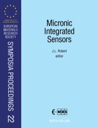 表紙画像: Micronic Integrated Sensors 1st edition 9780444894175