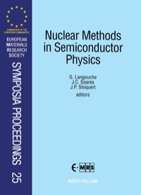 صورة الغلاف: Nuclear Methods in Semiconductor Physics 1st edition 9780444894205