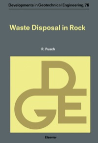 Titelbild: Waste Disposal in Rock 9780444894496