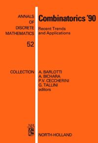 Cover image: Combinatorics '90: Recent Trends and Applications 9780444894526