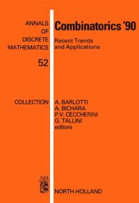 Titelbild: Combinatorics '90: Recent Trends and Applications 9780444894526