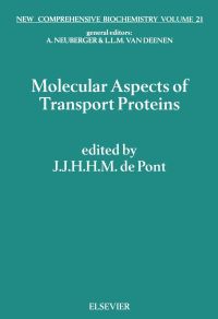 Titelbild: Molecular Aspects of Transport Proteins 9780444895622