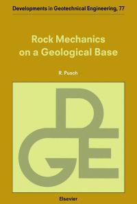 Imagen de portada: Rock Mechanics on a Geological Base 9780444896131