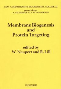 表紙画像: Membrane Biogenesis and Protein Targetting 9780444896384