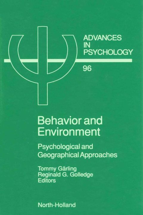 Behavior and Environment: Psychological and Geographical Approaches - FULL INSTANT DOWNLOAD | PDF DOCX EPUB