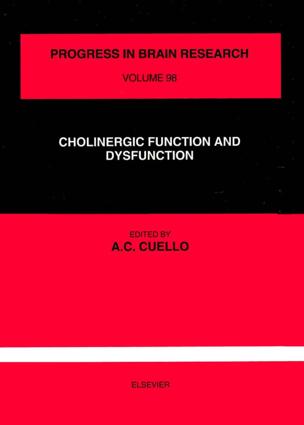 CHOLINERGIC FUNCTION AND DYSFUNCTION (eBook)