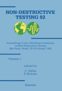 Cover image: Non-Destructive Testing '92 1st edition 9780444897916