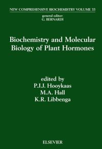 表紙画像: Biochemistry and Molecular Biology of Plant Hormones 9780444898258