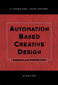 表紙画像: Automation Based Creative Design - Research and Perspectives 9780444898708