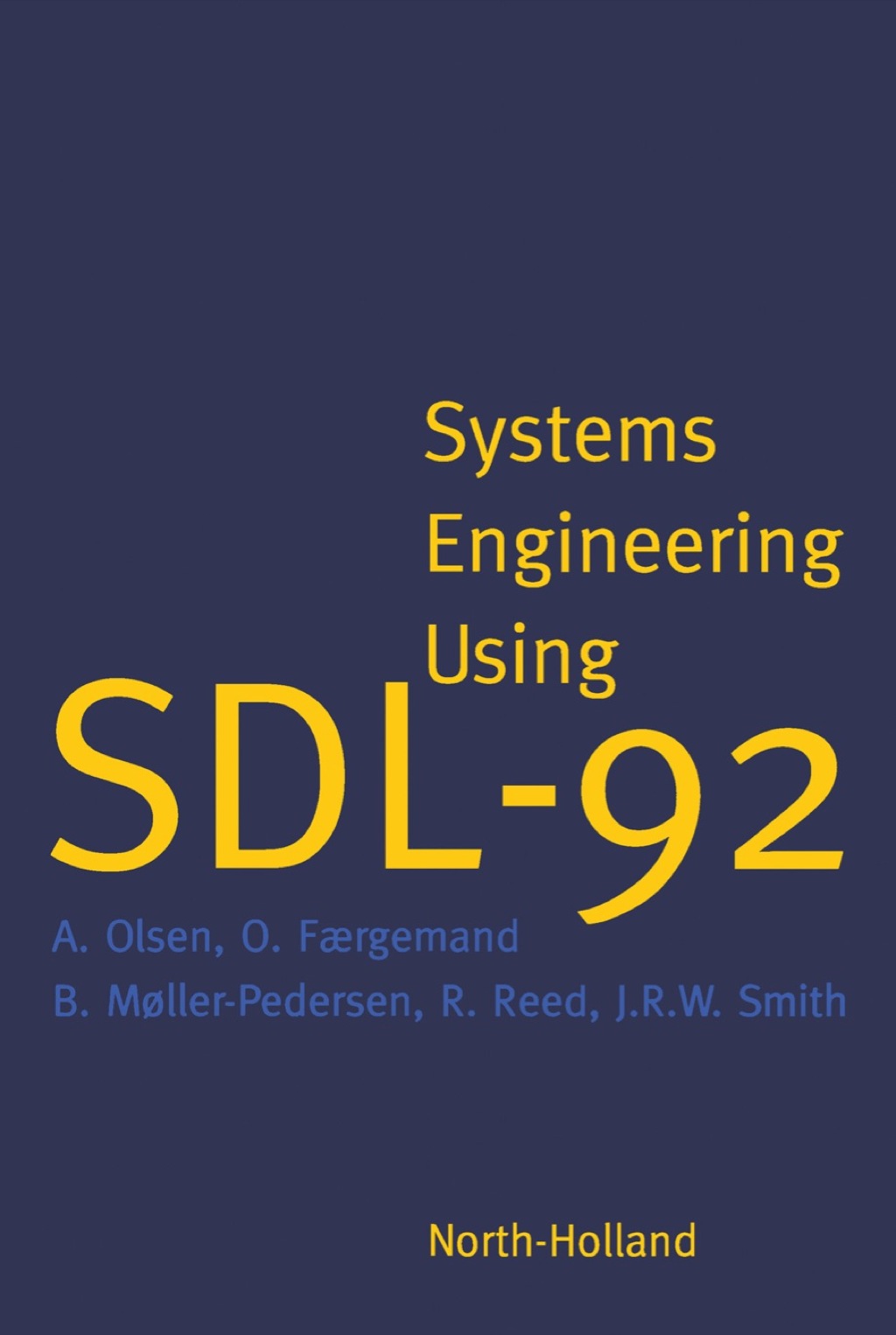 Systems Engineering Using SDL-92 (eBook)