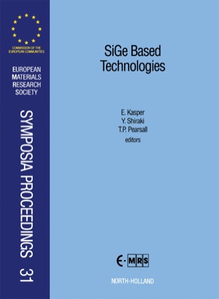 Immagine di copertina: SiGe Based Technologies 1st edition 9780444899057