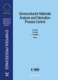 صورة الغلاف: Semiconductor Materials Analysis and Fabrication Process Control 1st edition 9780444899088